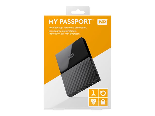 Disco Duro WD My Passport 2.5" 1 Tb Usb 3.0 Negro – imagen 3