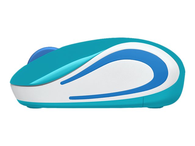 Mouse Inalambrico Logitech Mini M187 Celeste – imagen 3