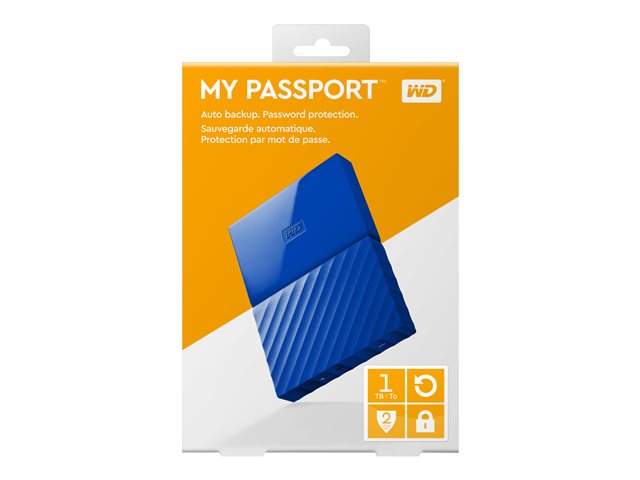 Disco Duro WD My Passport 2.5" 1 Tb Usb 3.0 Azul – imagen 3