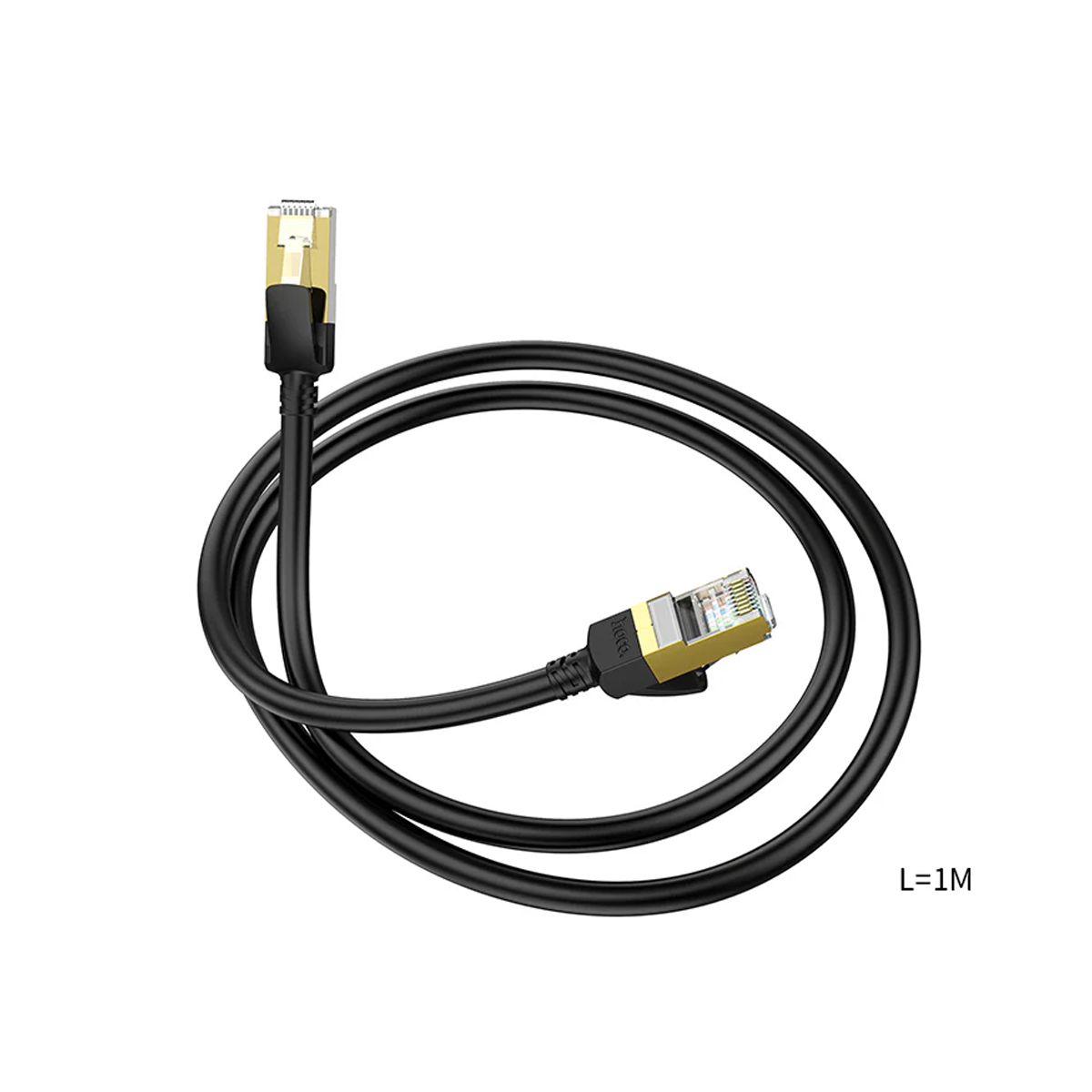 Cable De Red Rj45 Cat 6 Hoco Us06 3 Metro Negro – imagen 2