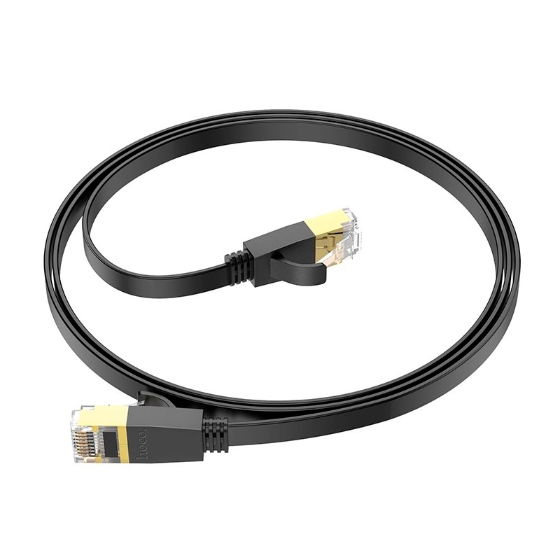 Cable De Red Rj45 Cat 6 Hoco Us07 1 Metro Negro – imagen 2