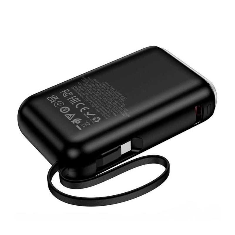 Powerbank Carga Rapida Hoco J157 Leader 10000 Mah Negro – imagen 2