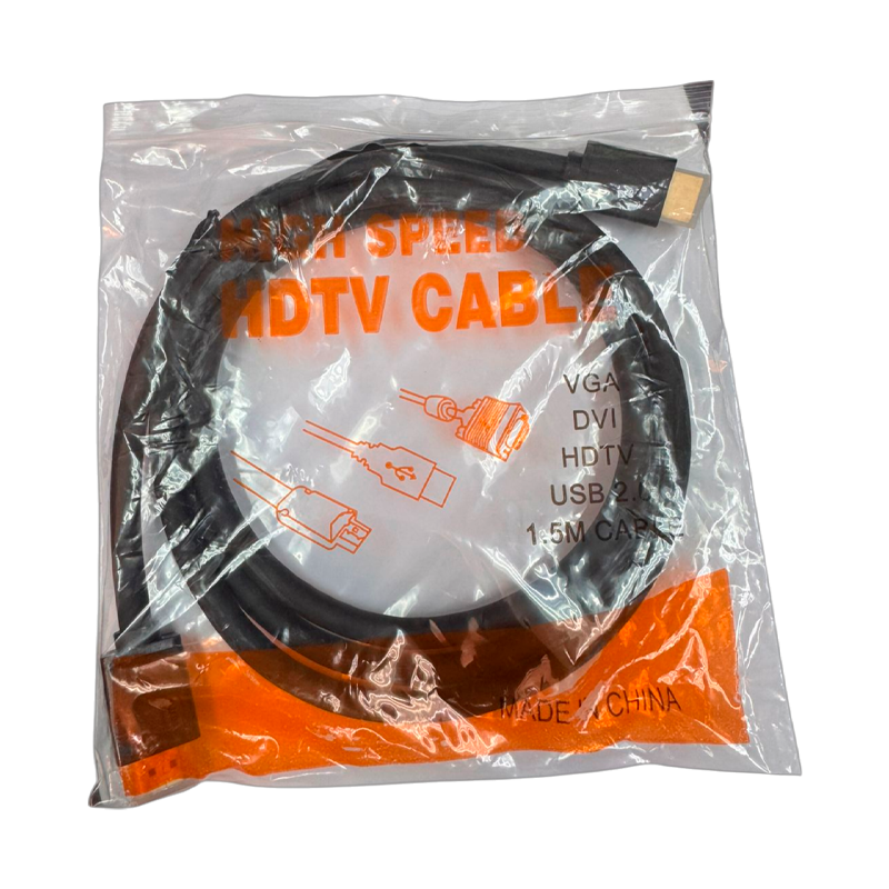 Cable Hdmi a Hdmi 4k 1.5 Metros Welkonex Negro