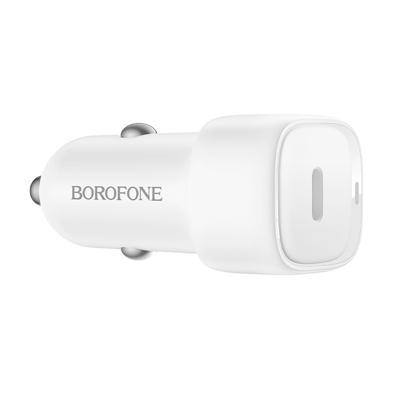Cargador de Auto Borofone Bz34a 20w Blanco – imagen 2