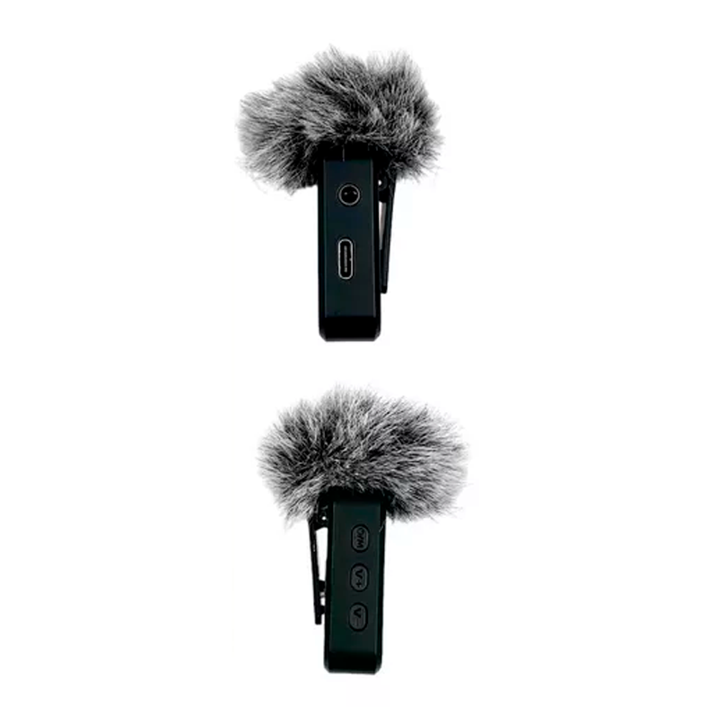 Kit Microfono Externo Dual Tipo C y Lightning F15 Dual Negro – imagen 2
