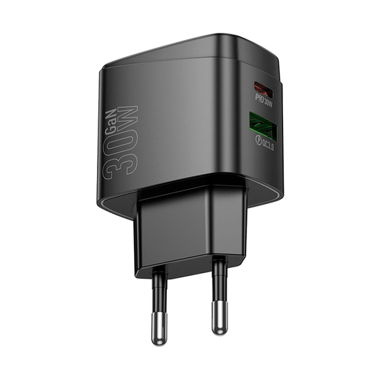 Cargador Carga Rapida Hoco Cs61a 30w Qc 3.0 Negro