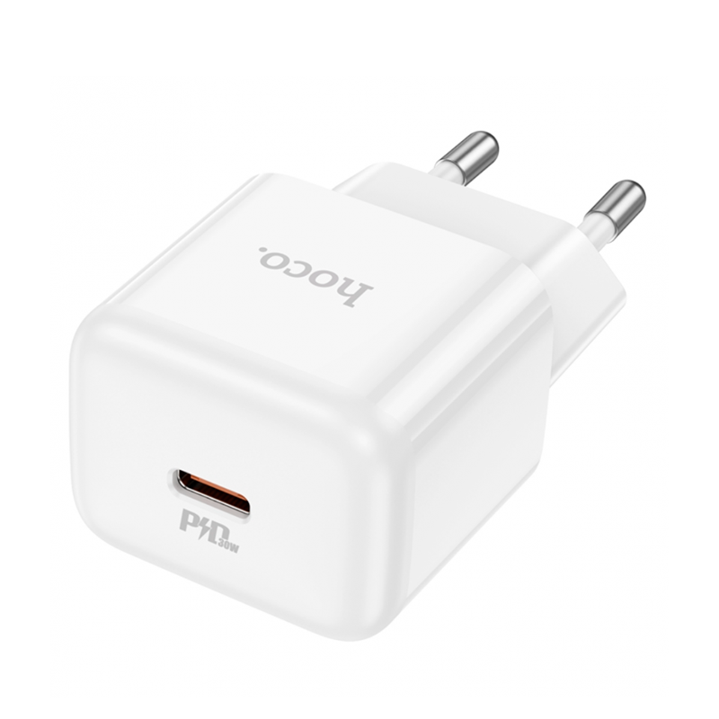 Cargador Carga Rapida Hoco N32 30w Tipo C Glory Blanco – imagen 2