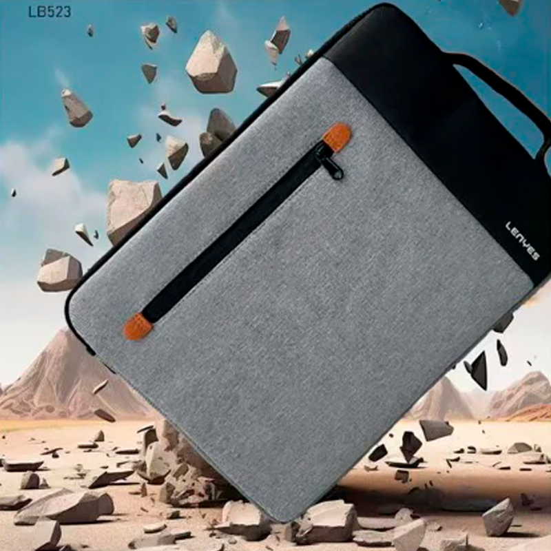 Bolso Notebook Protección Lenyes Lb523 14 Pulgadas Gris – imagen 2