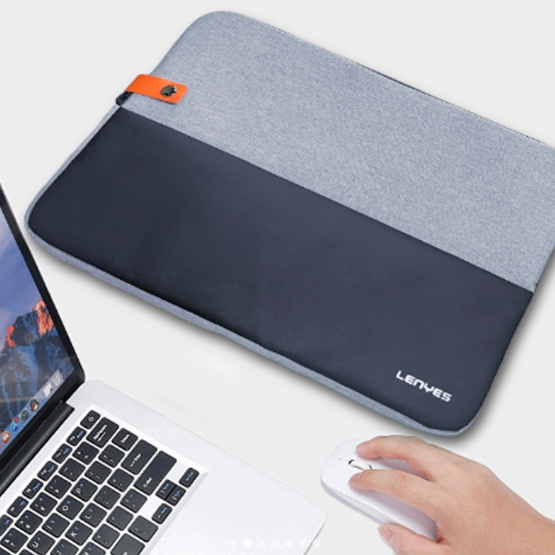 Bolso Notebook Protección Lenyes Lb522 13,5 Pulgadas Gris Negro – imagen 2