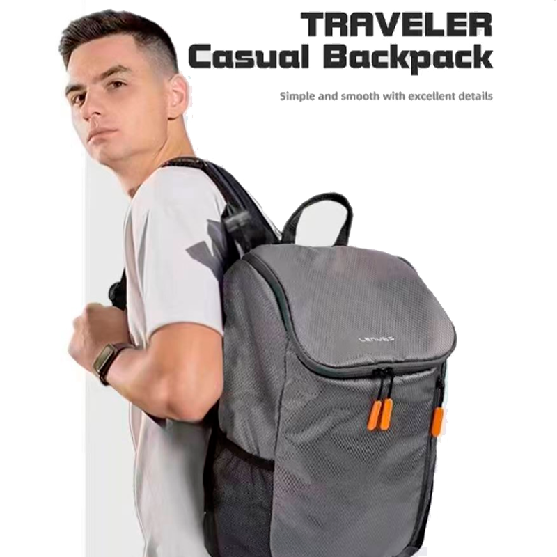 Mochila Deportiva Lenyes Lb532 Color Gris – imagen 2