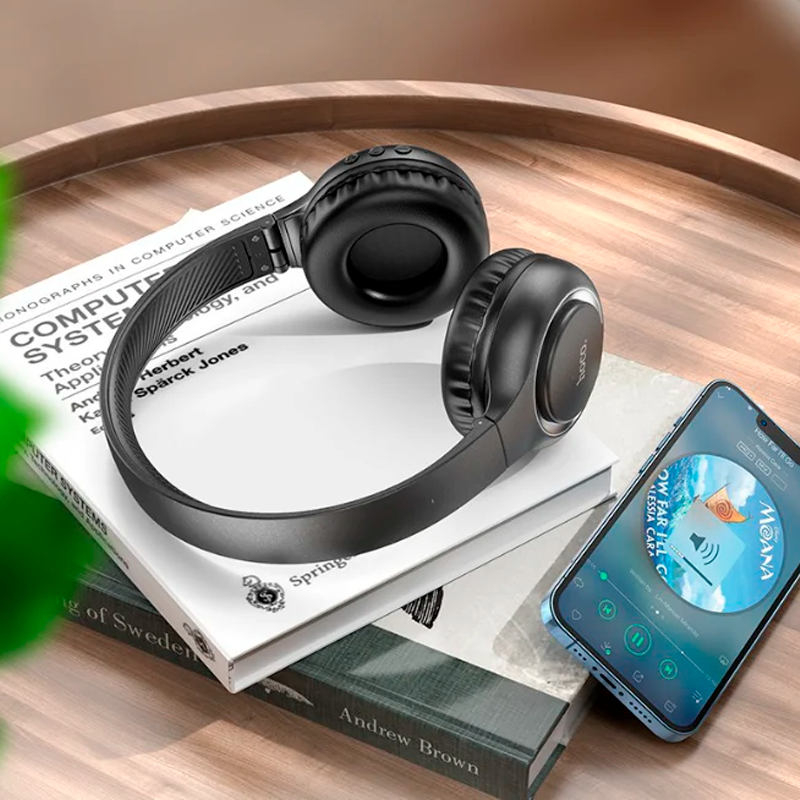 Audífonos Headset Bluetooth Hoco W41 Negro – imagen 2