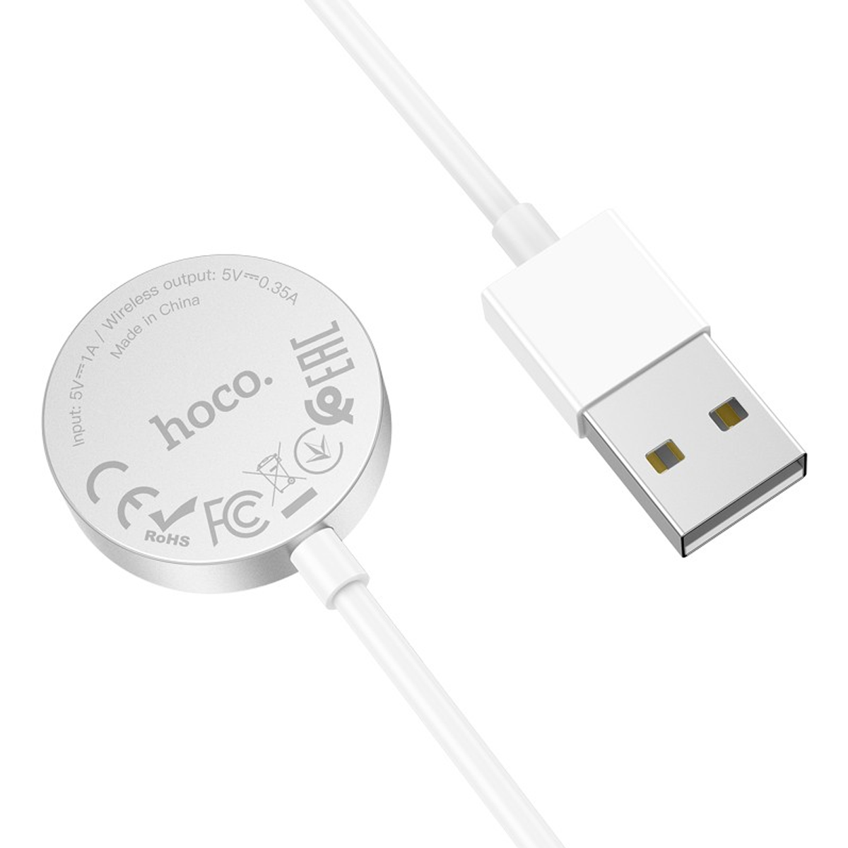 Cable Cargador Para Apple Watch Hoco Cw39 Blanco – imagen 3