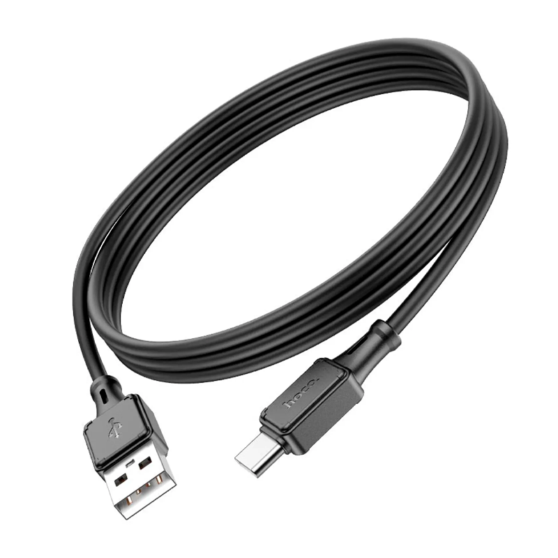 Cable Usb a Tipo C Hoco X101 Assistant 3a 1 Metro Negro – imagen 2
