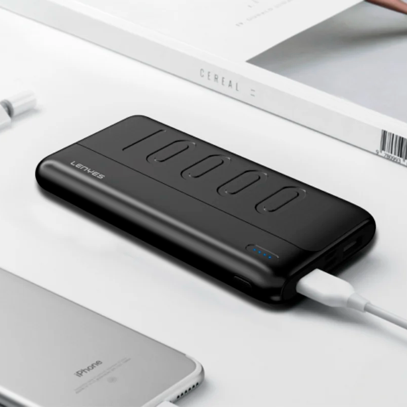 Powerbank Carga Rapida Lenyes Px135 10000 Mah Negro – imagen 2