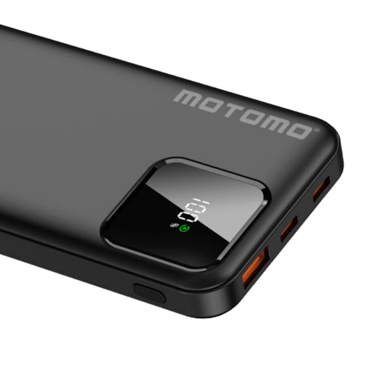 Bateria Portatil Powerbank Motomo Pb51 10.000 Mah Negro – imagen 2