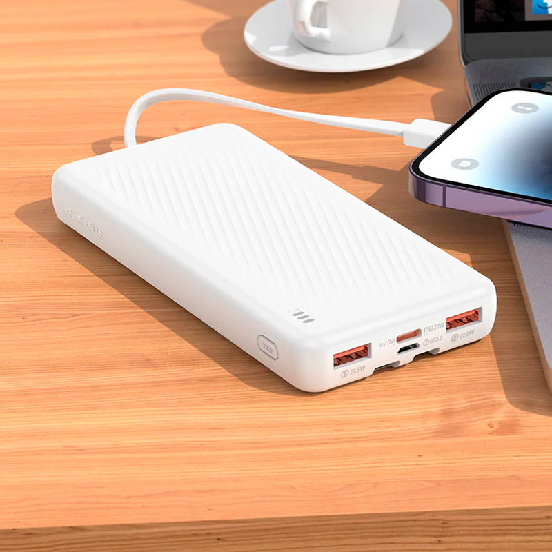 Powerbank Carga Rapida Borofone Bj57 10000 Mah 22.5w Blanco – imagen 2