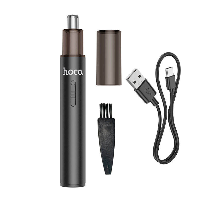 Cortadora de Vello Nariz Inalambrica Hoco Hp34 Negro – imagen 2