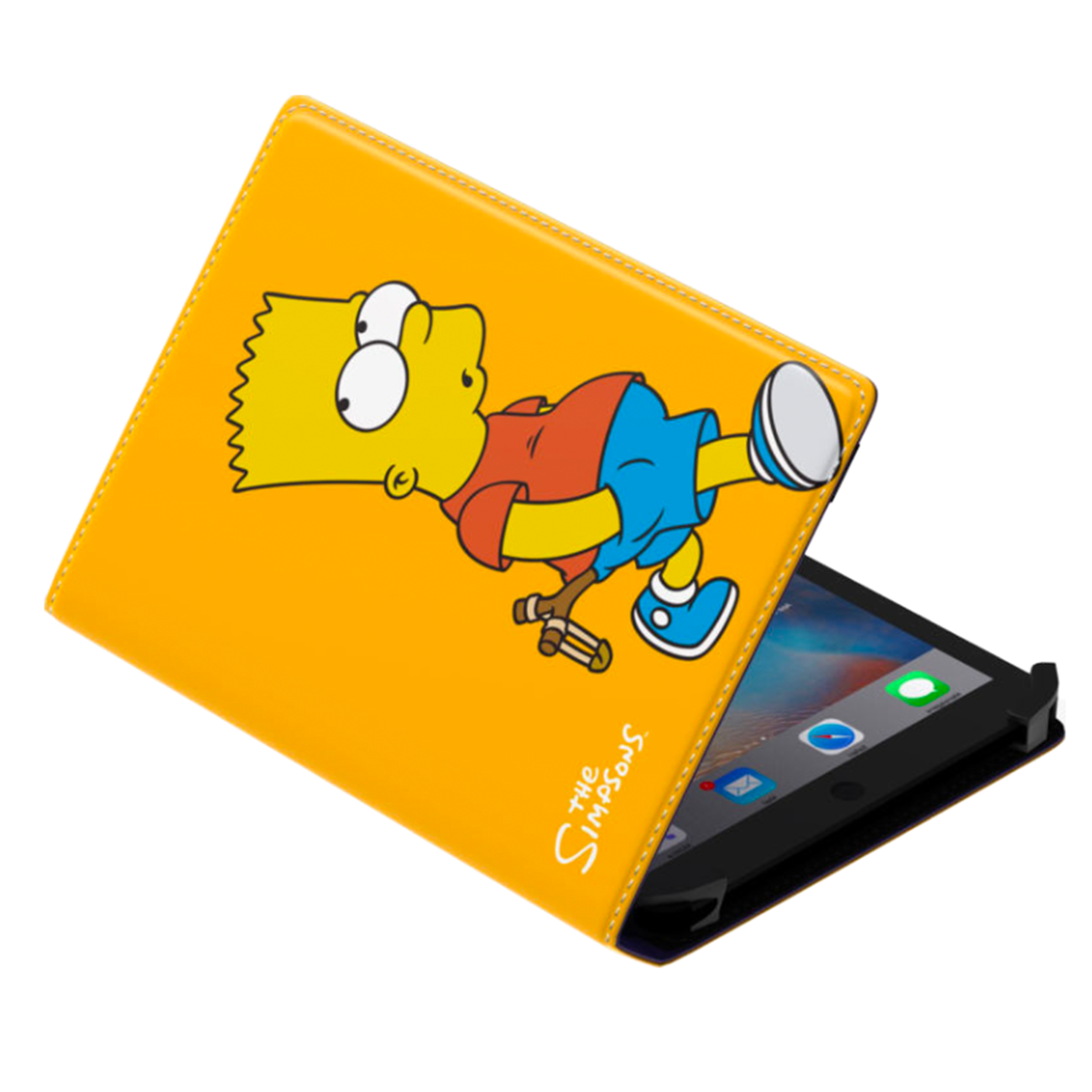 Carcasa Flip Cover The Simpsons Universal Para Tablet 9 / 10 Pulgadas Bart