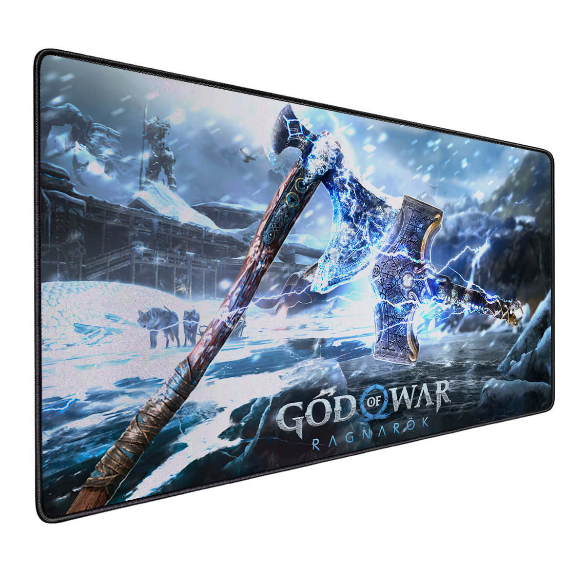 Mousepad Gamer Antideslizante 90x40 Diseño God Of War Ragnarok