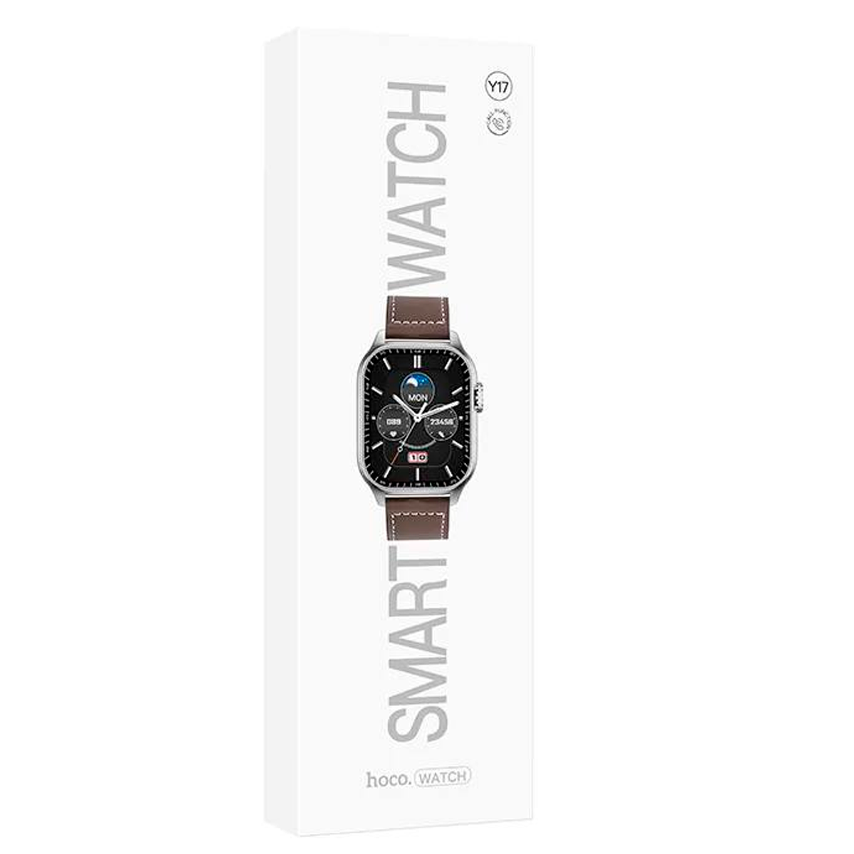 Smartwatch Reloj Inteligente Bluetooth Hoco Y17 Sport Plateado – imagen 2