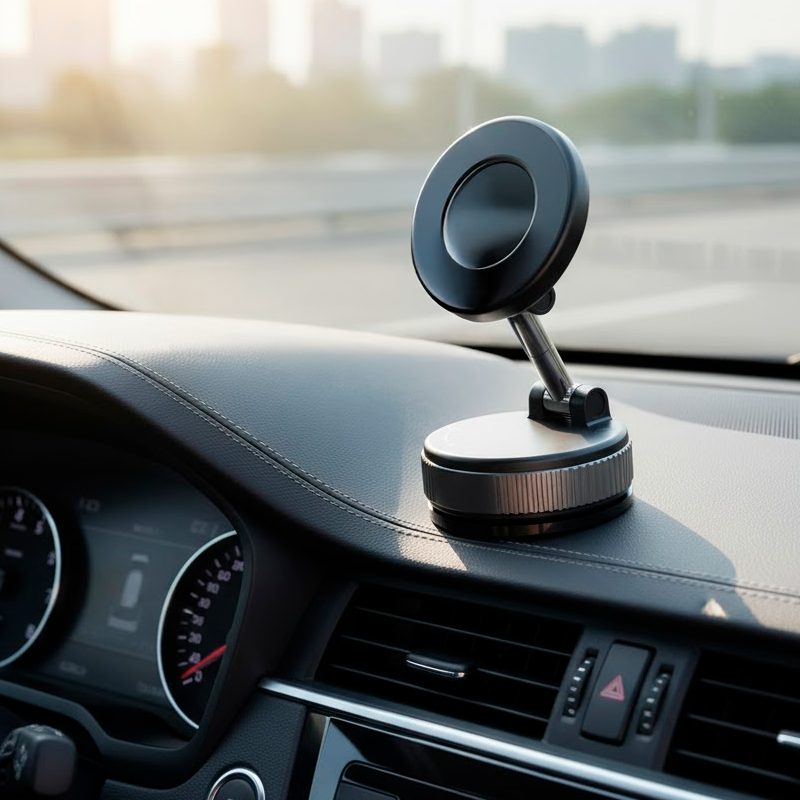 Soporte Magnetico Suction Cup Smartphone Lenyes Cr202 Negro – imagen 2