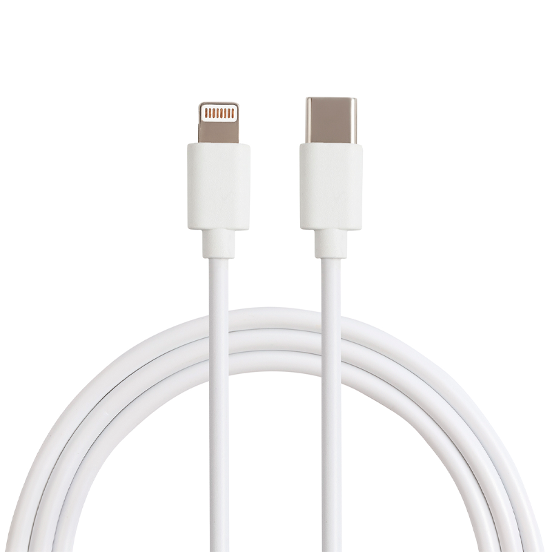 Cable Tipo C a Lightning Gsm Eco Dc-171a 27w blanco – imagen 2