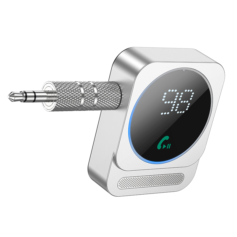Transmisor Receptor Inalambrico Bluetooth Auto Borofone Bc52 Gris – imagen 3