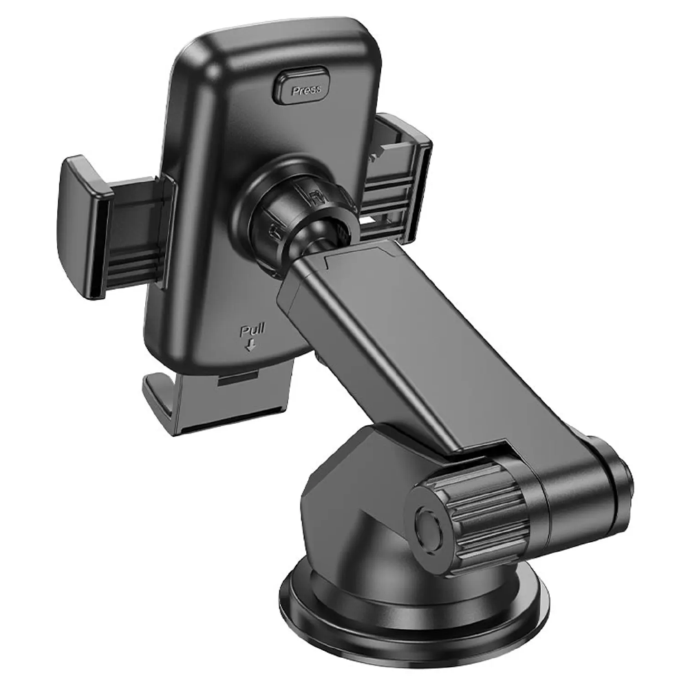Soporte De Auto Tablero Parabrisas Hoco Ca95 Negro – imagen 2