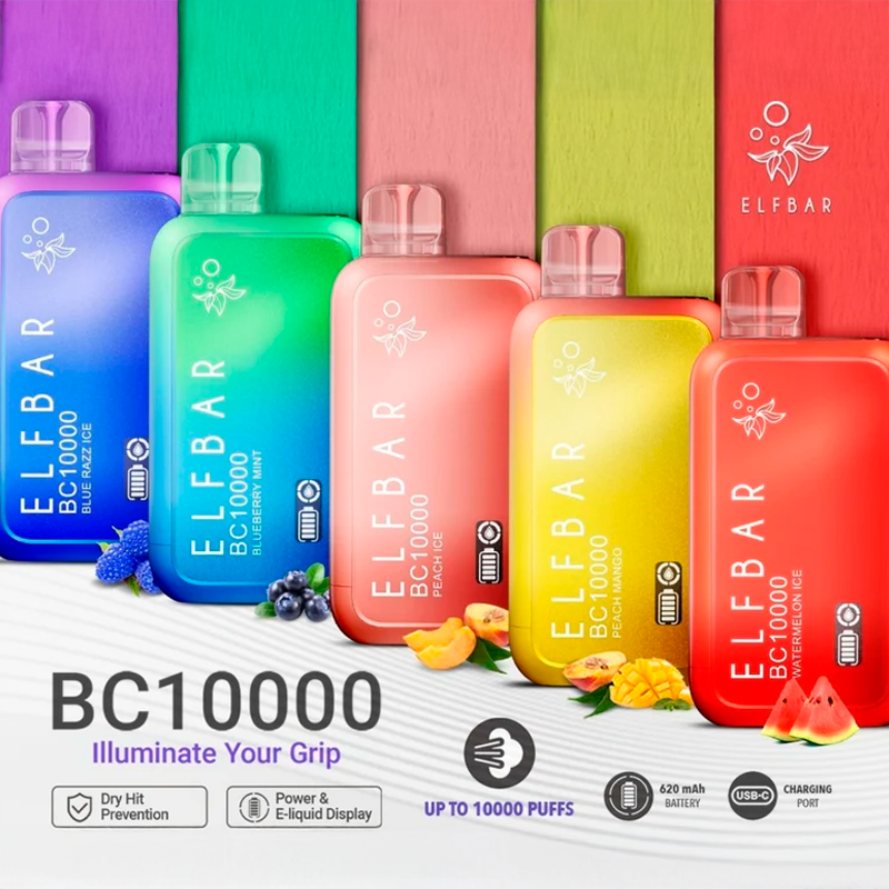 Vaporizador Elfbar Bateria Recargable 10000 Puff Sandia – imagen 3