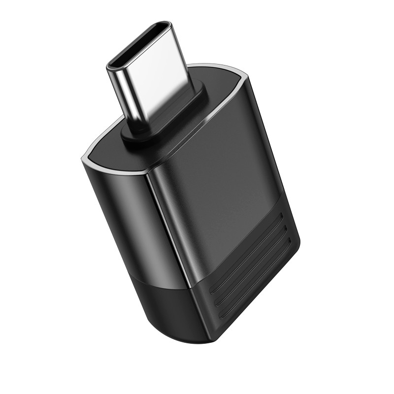 Adaptador Usb A Tipo C Borofone Bv18 Negro – imagen 2