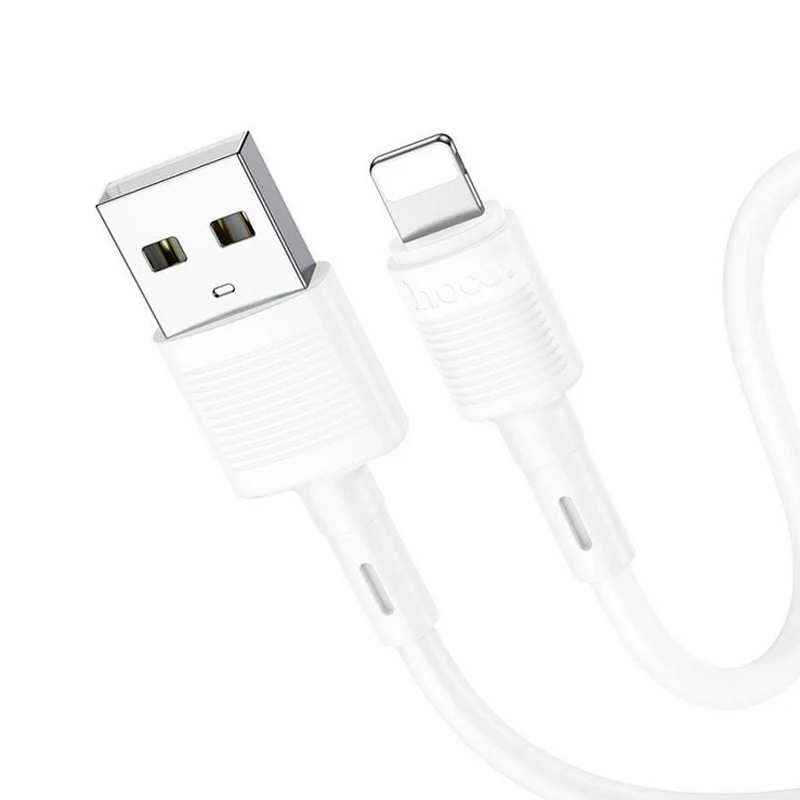 Cable Usb a Lightning Hoco X83 Victory Blanco – imagen 2