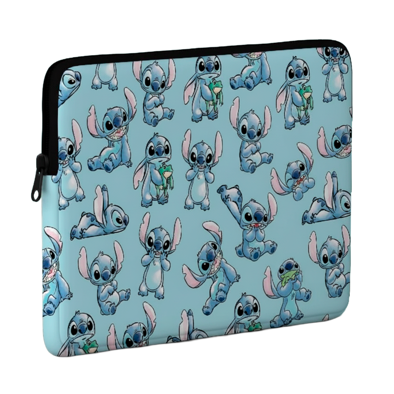 Funda Laptop Diseño Disney Hasta 15 Pulgadas Stitch Grupo