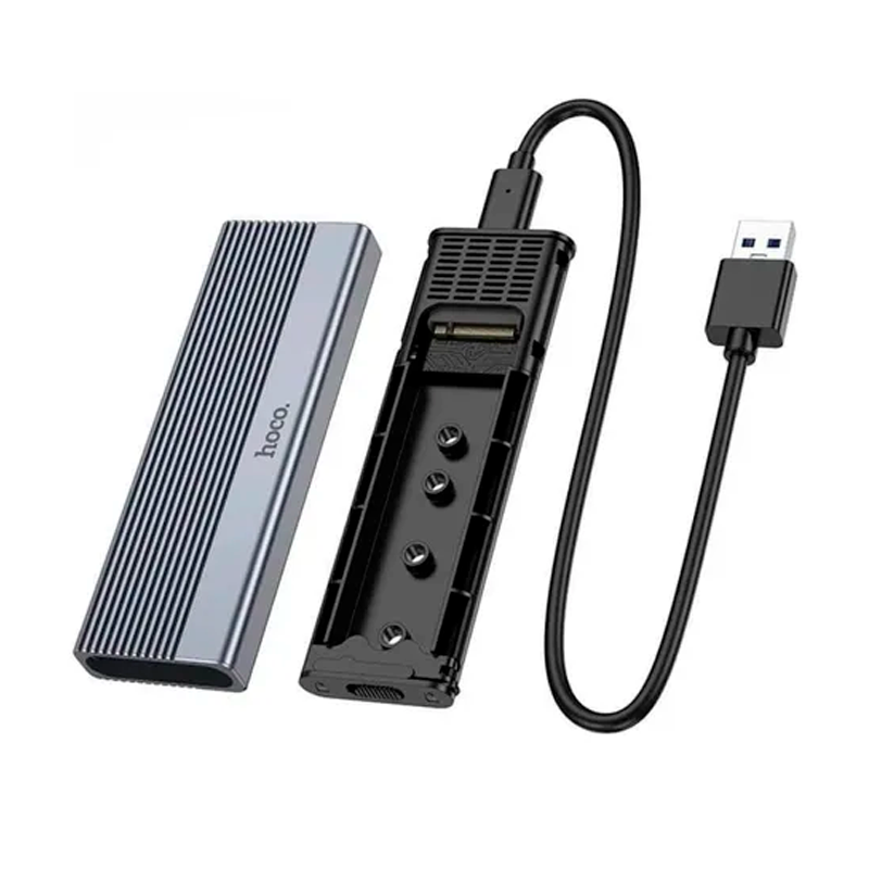 Cofre Disco Duro Hoco Hb47 Ssd M.2 Usb 3.1 Negro – imagen 2
