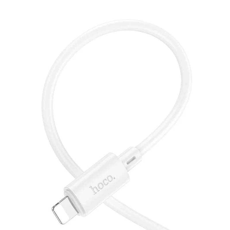 Cable Tipo C a Lightning Hoco X88 Gratified Blanco – imagen 2