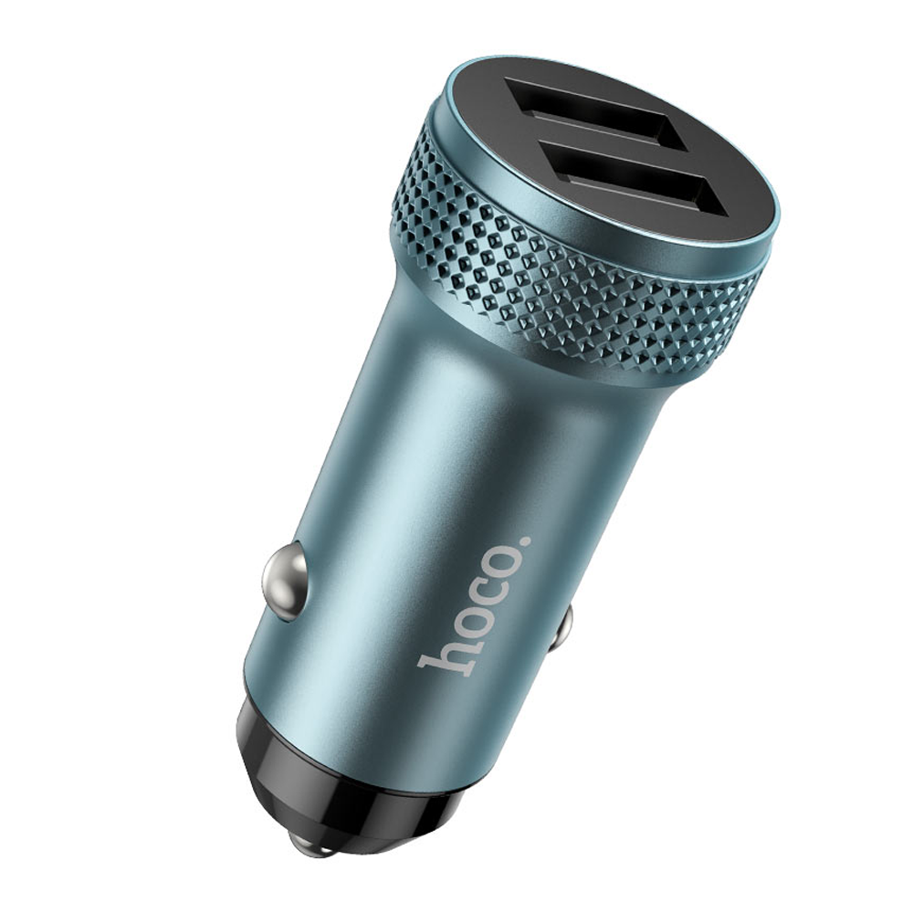 Cargador De Auto Hoco Z49 Dual Usb + Cable Tipo C – imagen 2