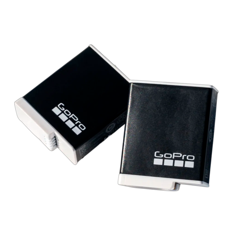 Pack 2 Baterias Recargables Gopro Hero 9 10 11 12 Enduro Negro – imagen 2