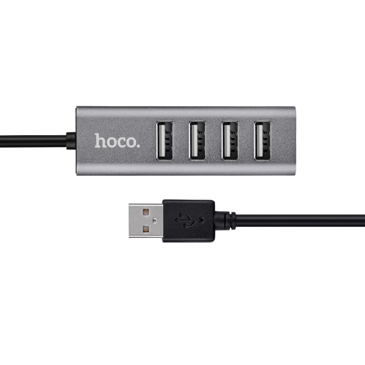 Adaptador Hub Usb 4 en 1 Hoco Hb1 Gris – imagen 2