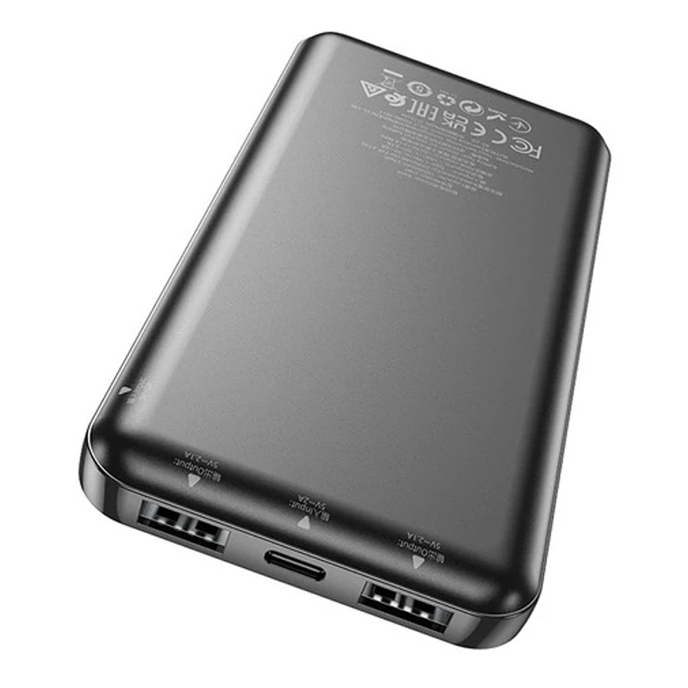 Powerbank Carga Rapida Hoco J100 Ultra Delgada 10000 Mah Negro – imagen 2