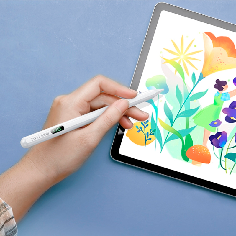 Lápiz Touch Para Tablet Borofone Bg101 Blanco – imagen 2