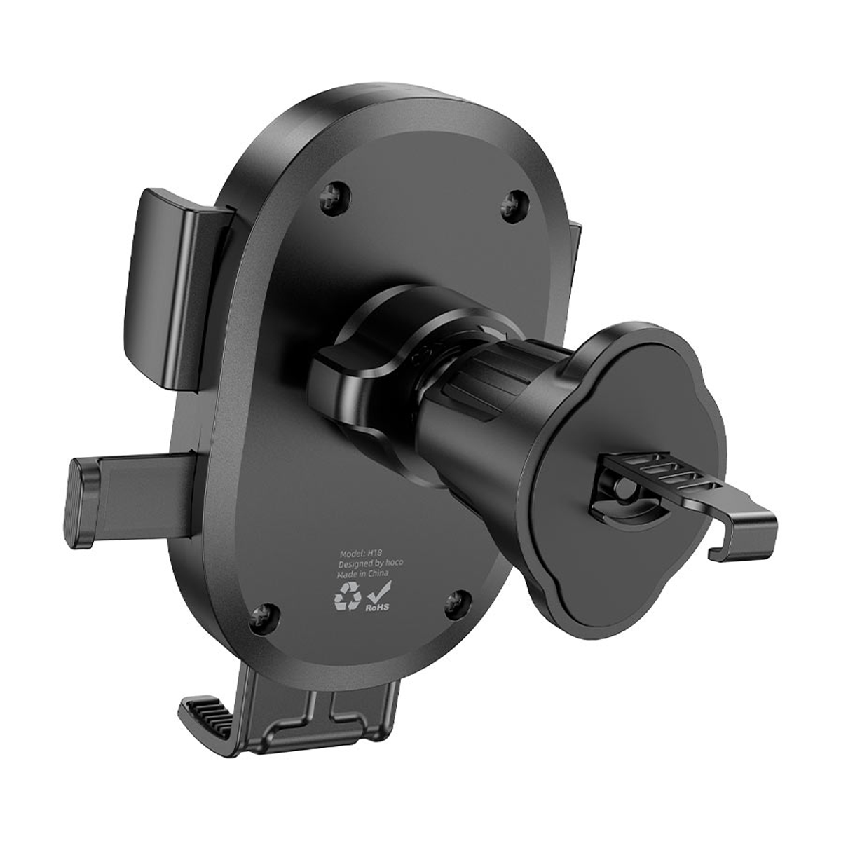 Soporte De Auto Rejilla Hoco H18 Negro – imagen 2