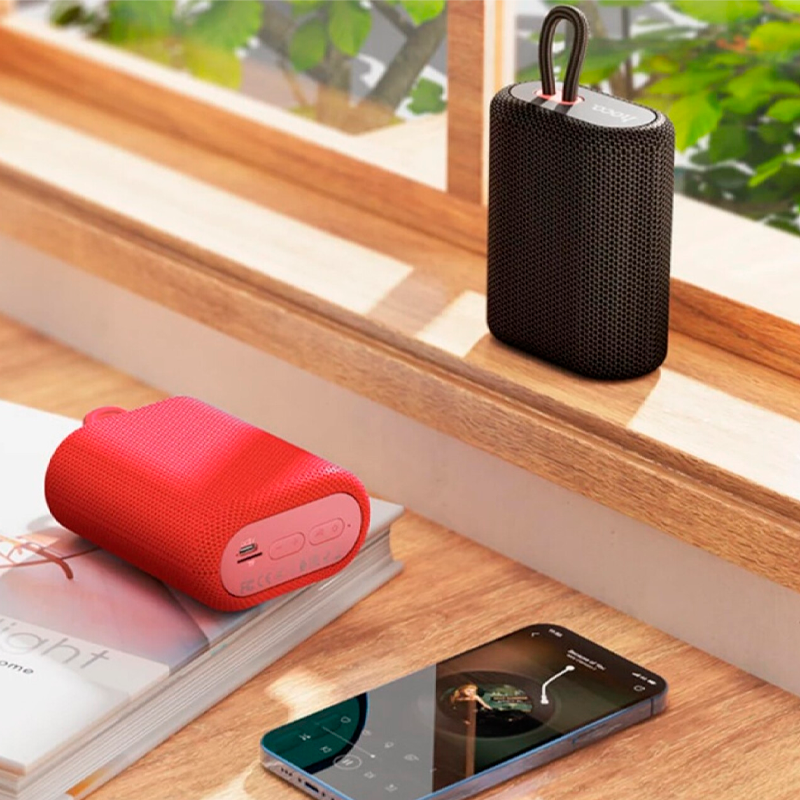 Parlante Bluetooth Hoco Bs47 Fm Tf Tws Azul – imagen 3