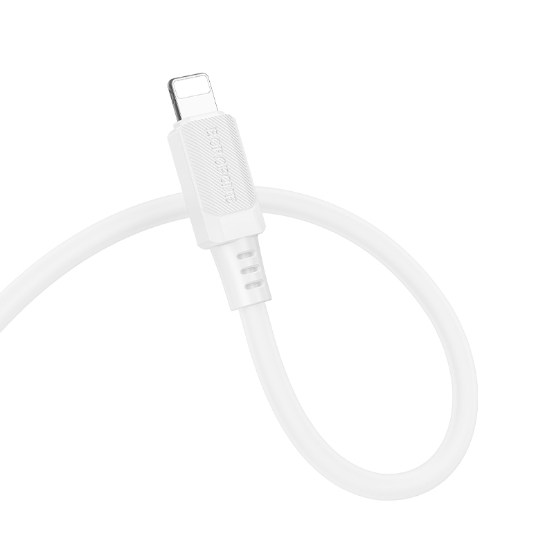 Cable Tipo C Para Lightning Borofone Bx115 27w 1 Metro Blanco – imagen 2