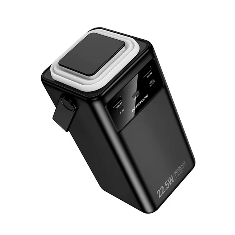 Powerbank Carga Rapida Borofone Bj65b High 4 Cables 80000 Mah Negro – imagen 2