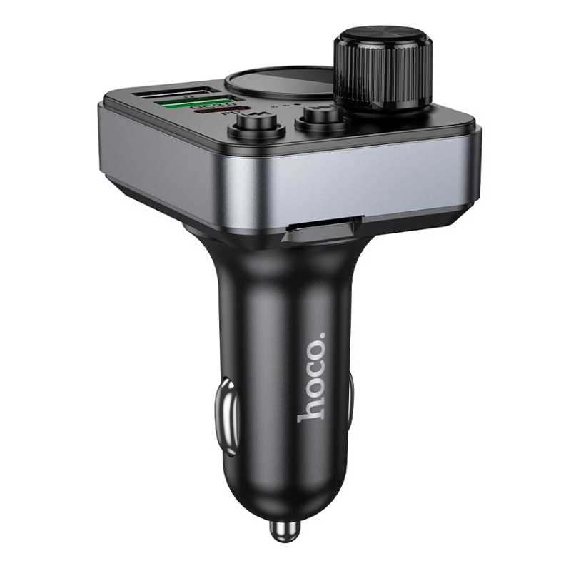 Cargador de Auto Transmisor Hoco E86 Rgb 48w Qc 3.0 Negro – imagen 3