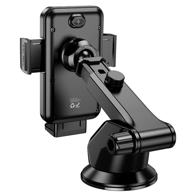 Soporte De Auto Tablero Parabrisas Hoco H37 Negro – imagen 2