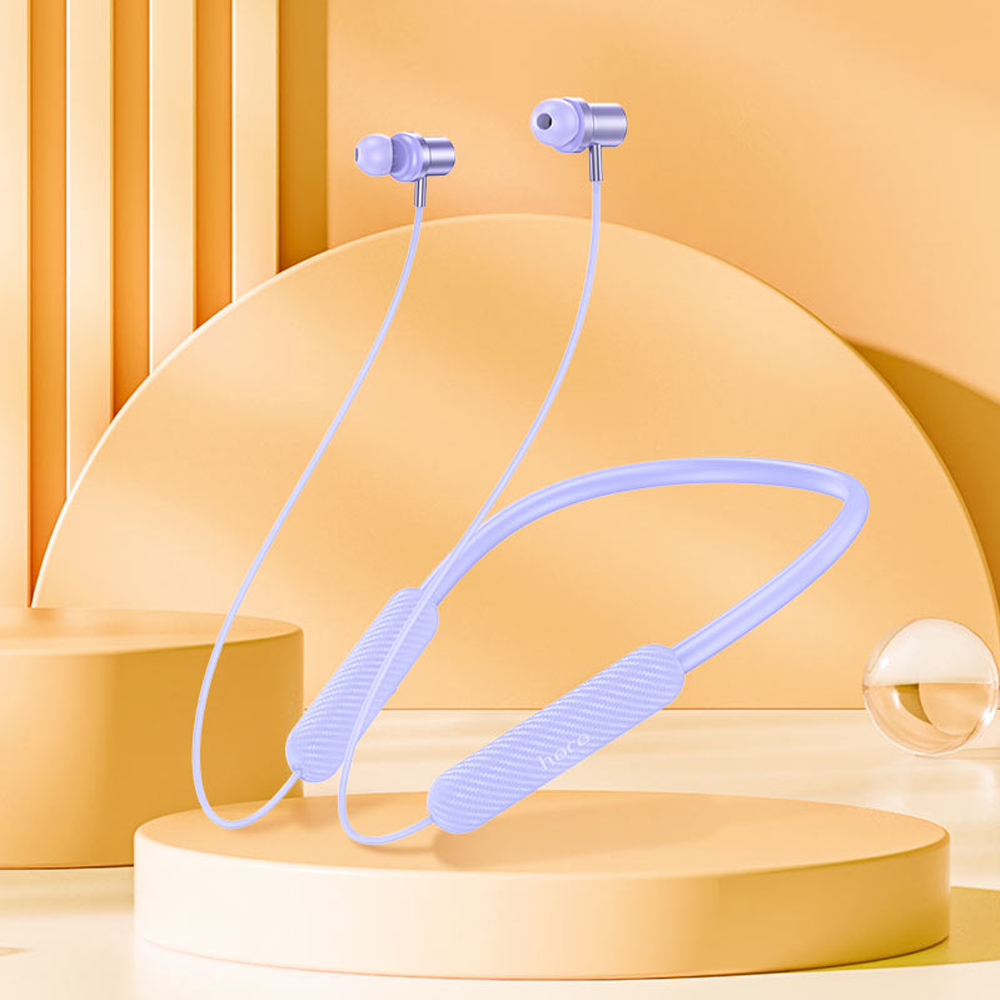 Audífonos Bluetooth Hoco Es70 Sport In Ear Violeta – imagen 2
