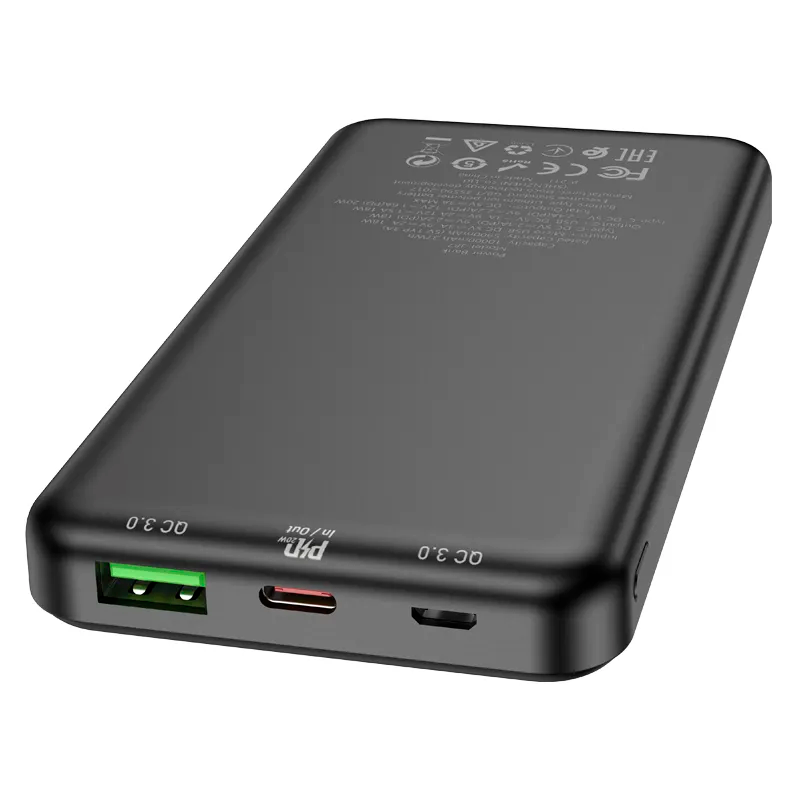 Bateria Portatil Powerbank Hoco J87 10.000 Mah Tacker Negro – imagen 3