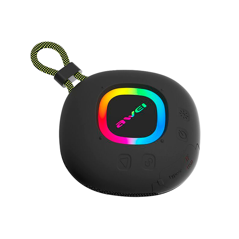 Parlante Bluetooth Awei Ka6 8w Rgb Negro – imagen 2
