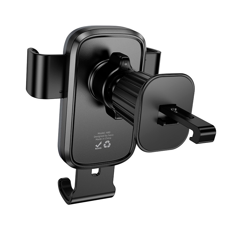 Soporte De Auto Rejilla Hoco H80 Negro – imagen 2