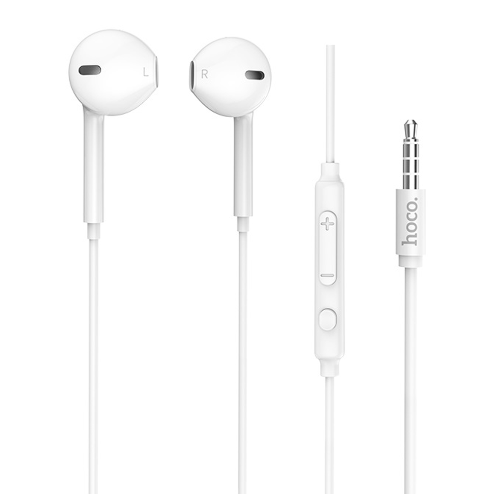 Audífonos In Ear Hoco M55 Memory 3.5mm Blanco